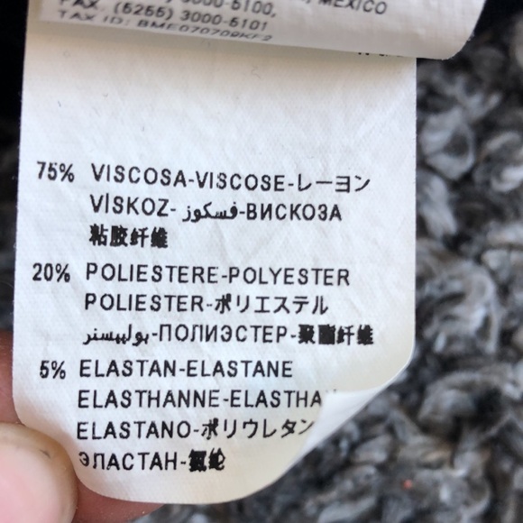 Benetton black tank dress. Side zip. - Picture 8 of 8